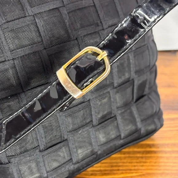 Vintage Y2K Jeanne Lottie Black Crossbody/ Shoulder Bag - Picture 7 of 11